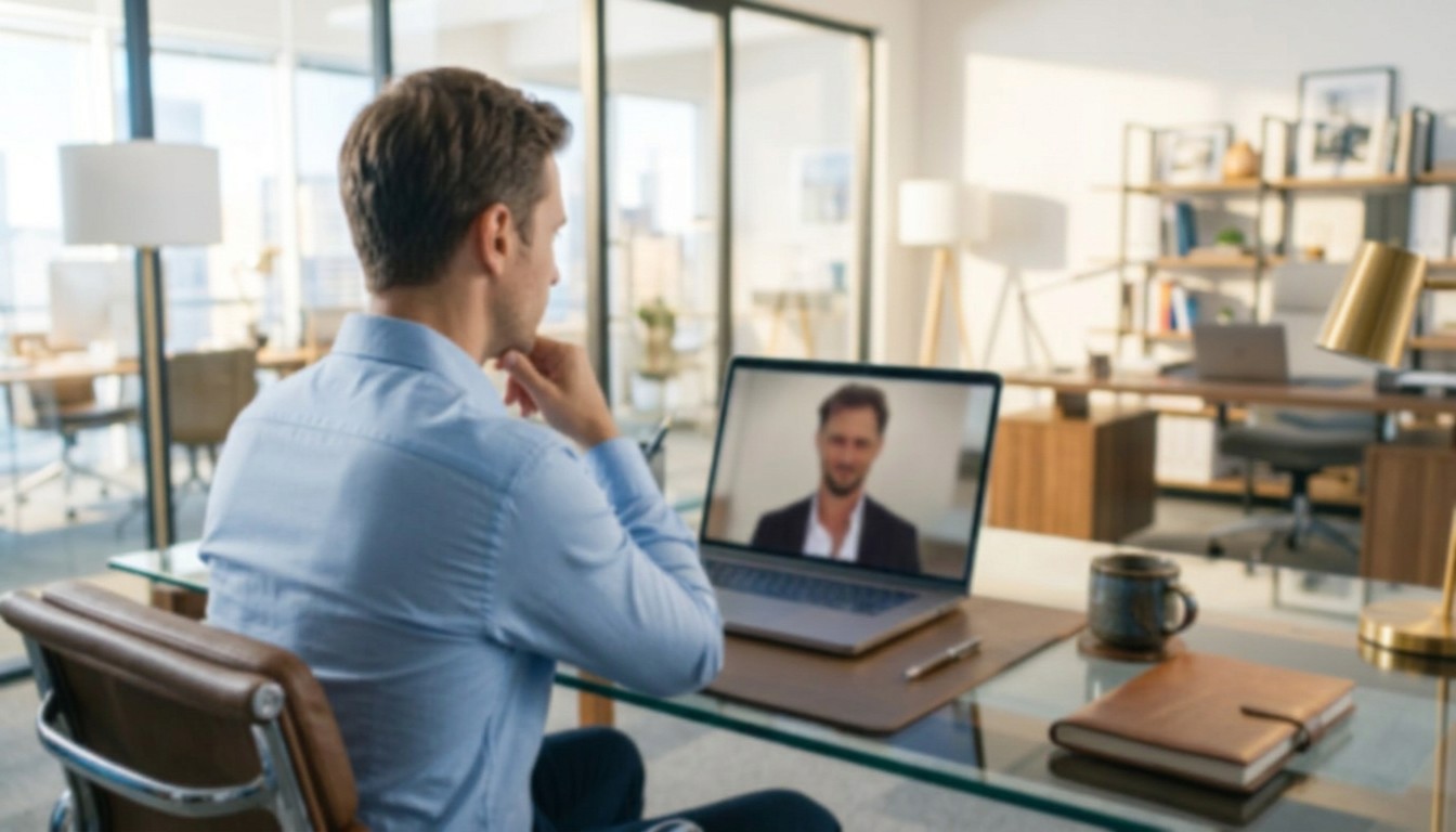 Video-Call mit Bruno, persönliche Beratung