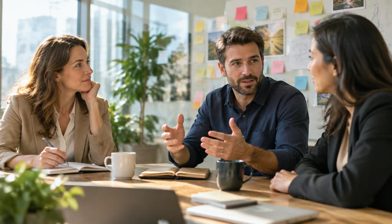Gespräch über Werte und Haltung des Unternehmens